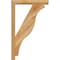 Ekena Millwork Funston Block Rough Sawn Bracket w/ Offset Brace, Western Red Cedar, 4"W x 20"D x 32"H BKT0402X20X32FST05RWR - alternate 3
